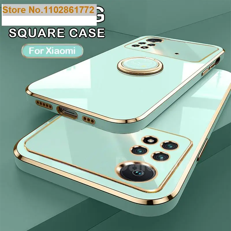 Plating Square Ring Holder Case For Xiaomi Redmi Note 11 11S 10 9 Pro 10S 10C 9C Mi 12 11T Poco X4 Pro M4 X3 NFC F4 GT F3 Cover
Plating Square Ring Holder Case For Xiaomi Redmi Note 11 11S 10 9 Pro 10S 10C 9C Mi 12 11T Poco X4 Pro M4 X3 NFC F4 GT F3 Cover