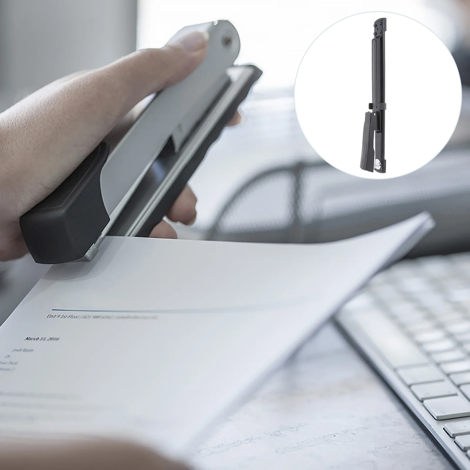 Long Reach Stapler Extra Long Stapler with Long Arm for Booklet and Program Making or Book Binding Extended for School Home
Long Reach Stapler Extra Long Stapler with Long Arm for Booklet and Program Making or Book Binding Extended for School Home