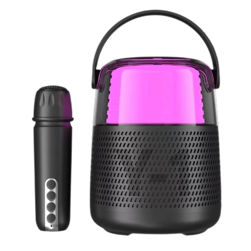 H58A Recharable Bluetooth-compatible Speaker with Wireless Microphone Handfree Call
H58A Recharable Bluetooth-compatible Speaker with Wireless Microphone Handfree Call