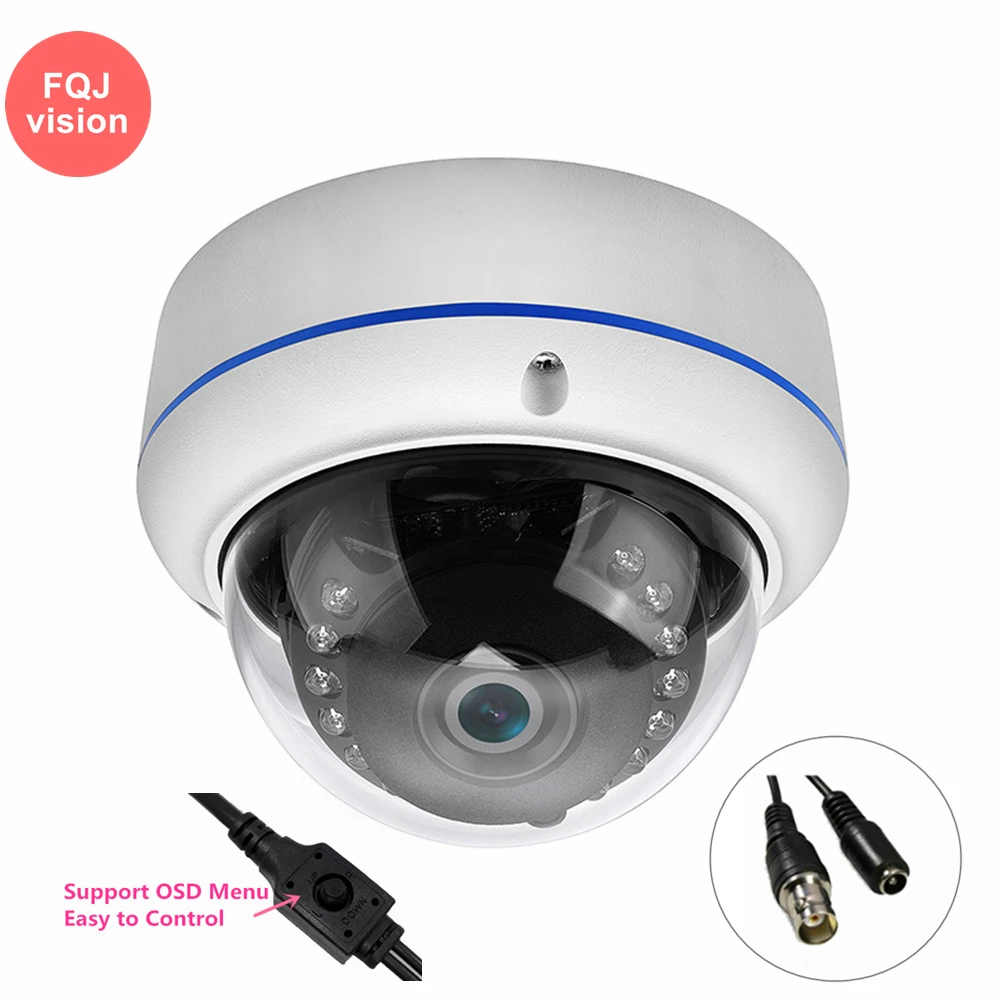 5MP AHD Security Camera Dome 180 Degree 1080P Vandalproof Indoor Video Surveillance Analog Fisheye Infrared Camera with OSD
5MP AHD Security Camera Dome 180 Degree 1080P Vandalproof Indoor Video Surveillance Analog Fisheye Infrared Camera with OSD