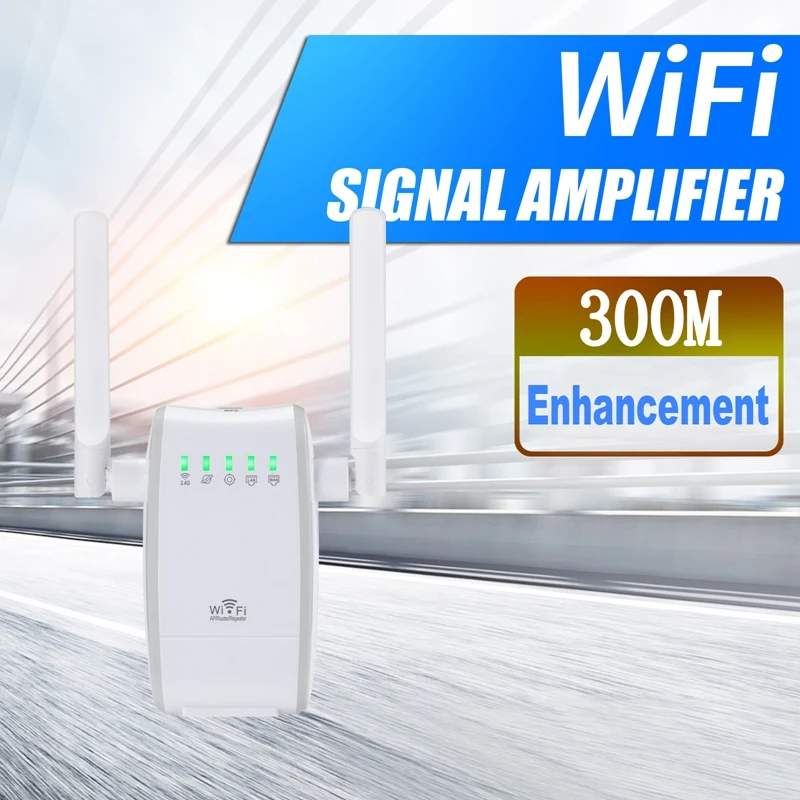 

Wifi Extension Booster 300Mbps Wireless Routing Signal Amplifier Wifi Repeater Wireless Wifi Extender