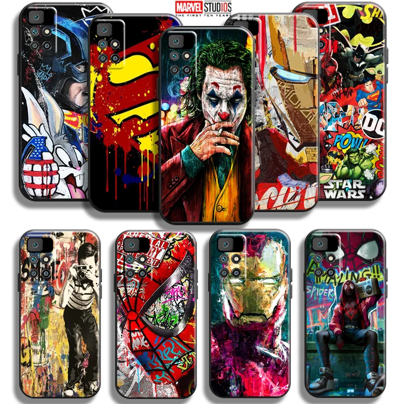 Marvel Street Graffiti Phone Case For Xiaomi Redmi 10 6.5 Inch Funda Black Back Silicone Cover Coque Liquid Silicon
Marvel Street Graffiti Phone Case For Xiaomi Redmi 10 6.5 Inch Funda Black Back Silicone Cover Coque Liquid Silicon