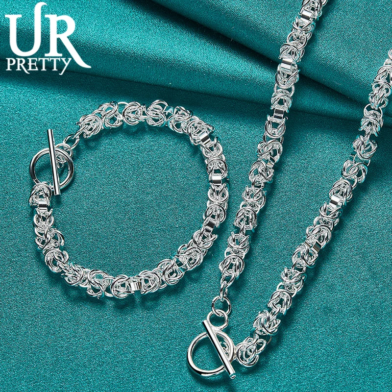 925 Sterling Silver Advanced Irregular Cross Chains Set Fashion Gift Women's Party Wedding Charm Jewelry
925 Sterling Silver Advanced Irregular Cross Chains Set Fashion Gift Women's Party Wedding Charm Jewelry