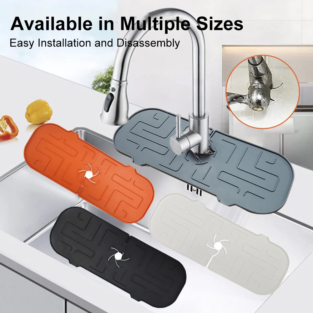 Silicone Faucet Handle Drip Catcher Tray Faucet Handle Drip Catcher Tray, Guard Behind Faucet Kitchen Faucet Sink Splash Guard
Silicone Faucet Handle Drip Catcher Tray Faucet Handle Drip Catcher Tray, Guard Behind Faucet Kitchen Faucet Sink Splash Guard