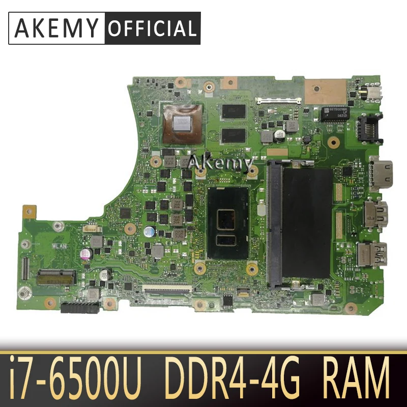 Akemy X556UV Laptop motherboard DDR4 4GB I7-6500U for ASUS X556UQ X556UV X556UB X556UR X556U Test mainboard X556UV motherboard
Akemy X556UV Laptop motherboard DDR4 4GB I7-6500U for ASUS X556UQ X556UV X556UB X556UR X556U Test mainboard X556UV motherboard
