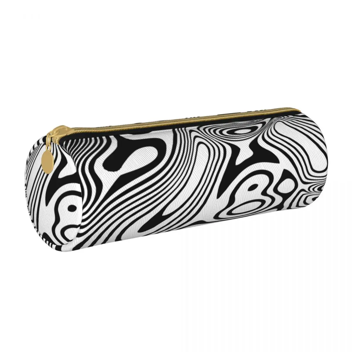 Black And White Marble Pattern Round Pencil Case Visual Contrast Stripe Abstract University Boy Girl Leather Pencil Box Pen Bags
Black And White Marble Pattern Round Pencil Case Visual Contrast Stripe Abstract University Boy Girl Leather Pencil Box Pen Bags