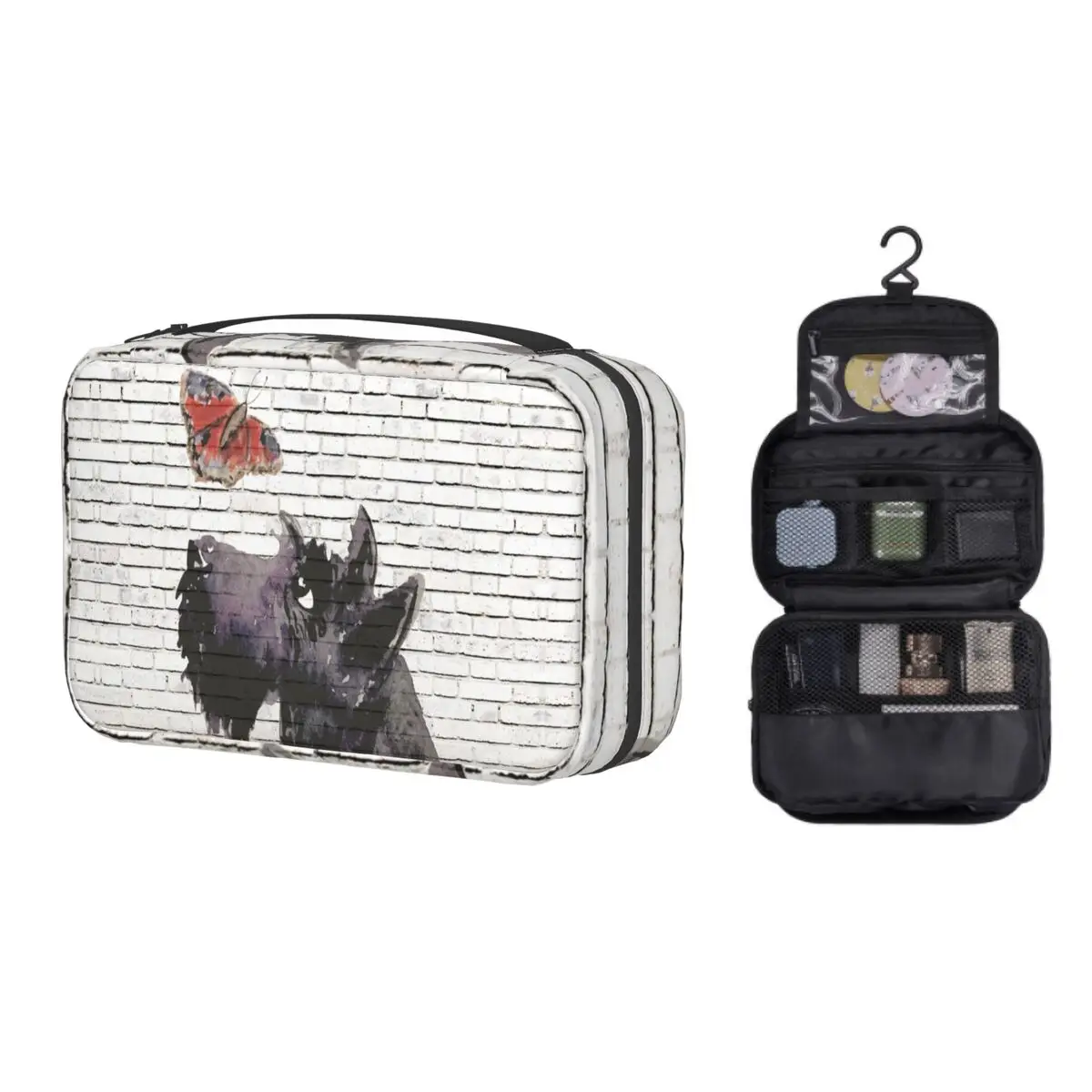 Scottie Dog And Butterfly Makeup Bag Women Travel Cosmetic Organizer Cute Scottish Terrier Hanging Storage Toiletry Bags
Scottie Dog And Butterfly Makeup Bag Women Travel Cosmetic Organizer Cute Scottish Terrier Hanging Storage Toiletry Bags