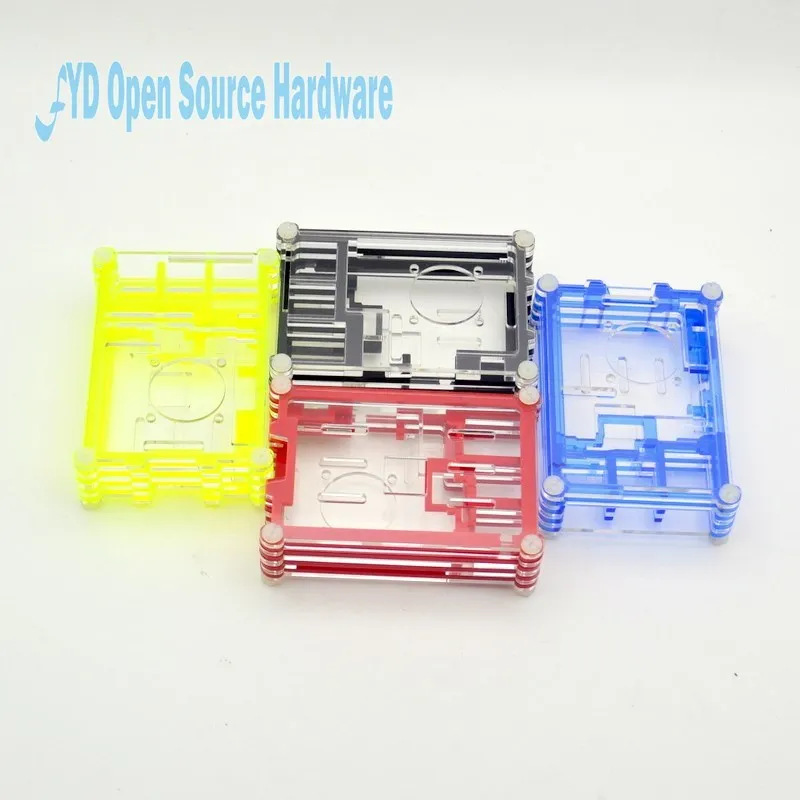 Acrylic case 9-piece combination Suitable for mounting the display without fan for Raspberry pi 2 & 3 
Acrylic case 9-piece combination Suitable for mounting the display without fan for Raspberry pi 2 & 3