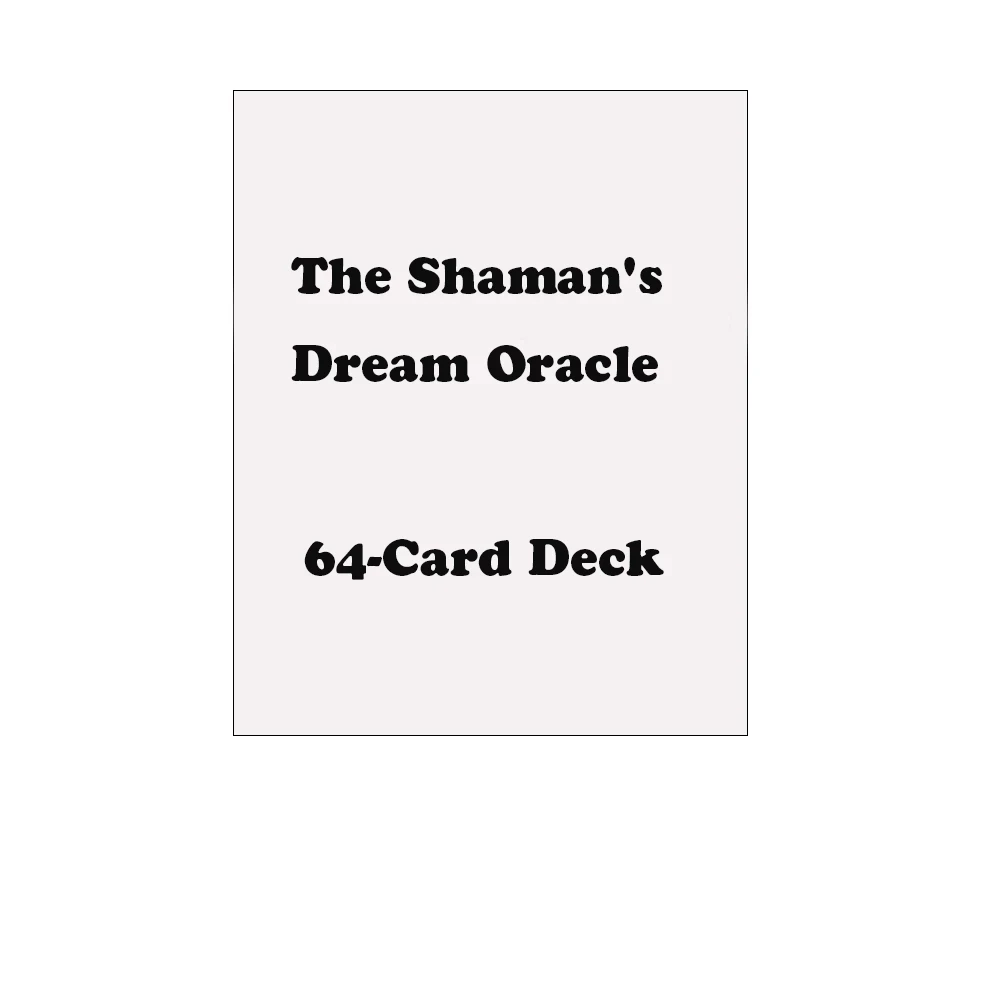 The Shaman's Dream Oracle By Alberto Villoldo Tarot Deck And Guidebook 64 Cards Deck And Card Game Board Game Divination
The Shaman's Dream Oracle By Alberto Villoldo Tarot Deck And Guidebook 64 Cards Deck And Card Game Board Game Divination