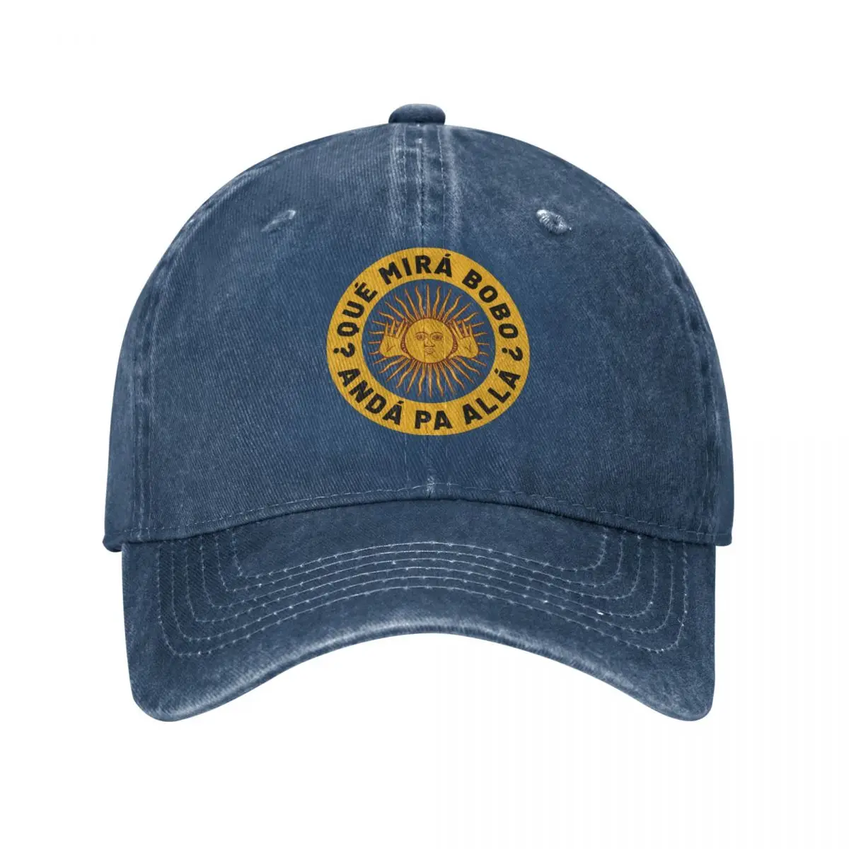 Que Miras Bobo Que Mira Bobo Washed Denim Baseball Cap Sun Hat Argentina Flag Messi Cap Spring Autumn Classic Casquette Gorras
Que Miras Bobo Que Mira Bobo Washed Denim Baseball Cap Sun Hat Argentina Flag Messi Cap Spring Autumn Classic Casquette Gorras