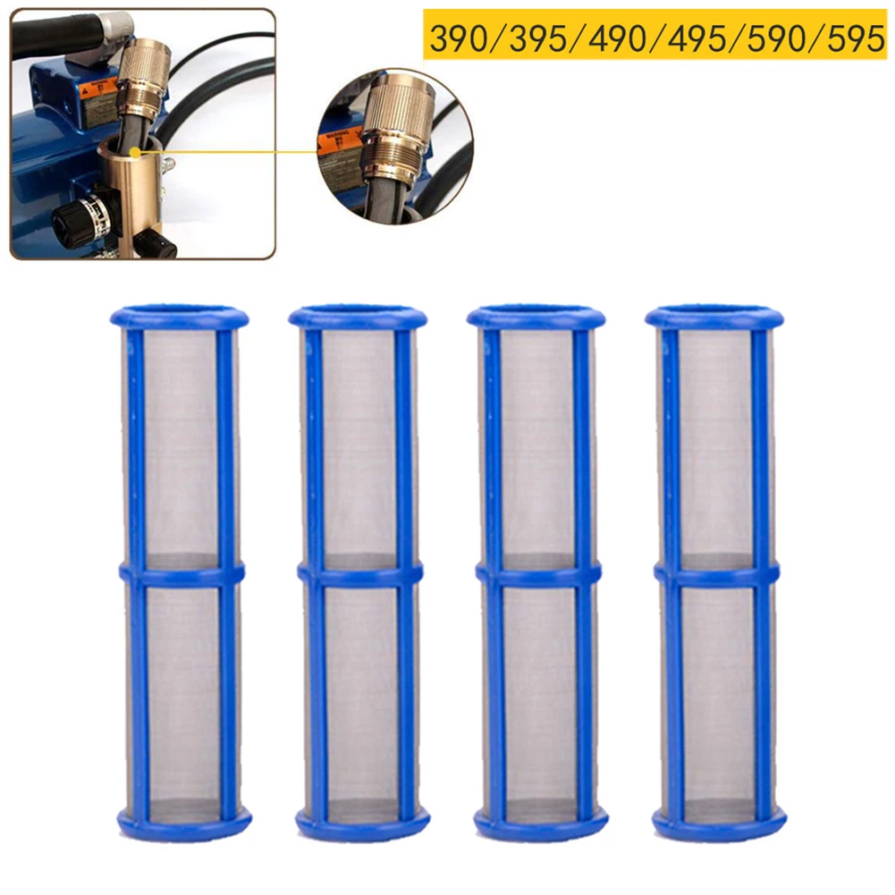 4pcs 100 Mesh Airless Electric Paint Sprayer Spray Pump Filter For G 390 395 495 595 For Latex Enamels Coating Power Tool
4pcs 100 Mesh Airless Electric Paint Sprayer Spray Pump Filter For G 390 395 495 595 For Latex Enamels Coating Power Tool