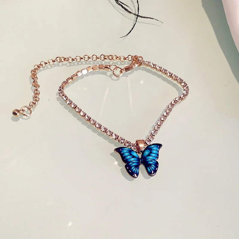New Bohemian Butterfly Pendant Anklets for Women Simple Anklet Chain Ankle Bracelet on Leg Summer Beach Bling Foot Jewelry Gift
New Bohemian Butterfly Pendant Anklets for Women Simple Anklet Chain Ankle Bracelet on Leg Summer Beach Bling Foot Jewelry Gift