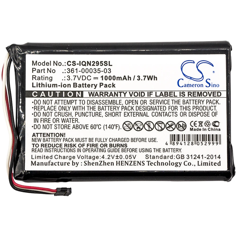 Аккумулятор Cameron Sino 2457 мА для Garmin Nuvi 361, Nuvi 2457LMT, Nuvi 2475LT, Nuvi 2495LMT 00035-361-03, 00035--07
Аккумулятор Cameron Sino 2457 мА для Garmin Nuvi 361, Nuvi 2457LMT, Nuvi 2475LT, Nuvi 2495LMT 00035-361-03, 00035--07