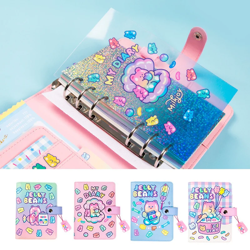 Cute Notebook A6 Binder Agenda Journal Kawaii Diary Notepad Office Planner Organizer Spiral Daily Note Book 6 Rings Stationery
Cute Notebook A6 Binder Agenda Journal Kawaii Diary Notepad Office Planner Organizer Spiral Daily Note Book 6 Rings Stationery