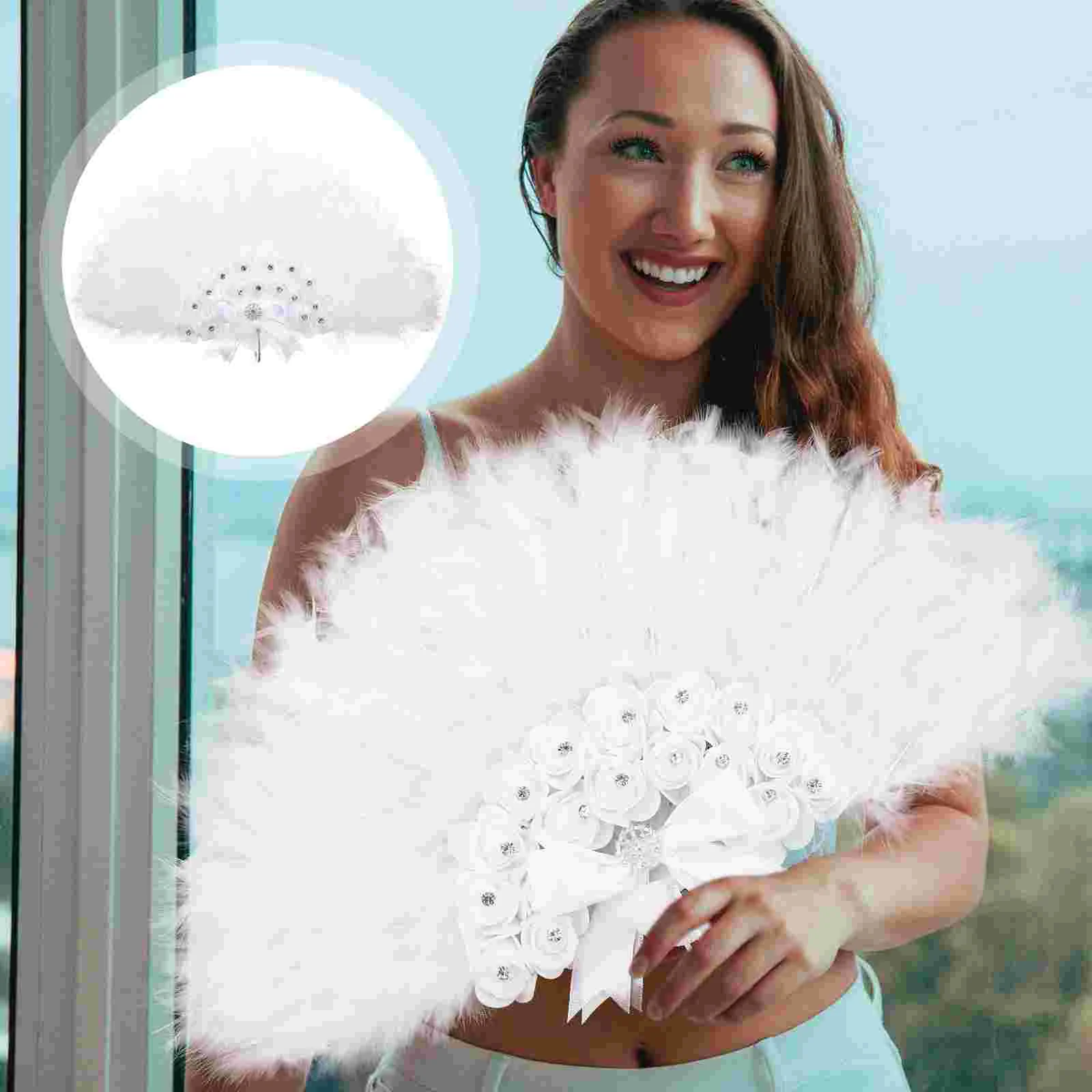 Fan Hand Folding Fans Dance Vintage Flapper Party Wedding Dancing Costume Tea Handheld Bridal White Marabou Decoration Chinese
Fan Hand Folding Fans Dance Vintage Flapper Party Wedding Dancing Costume Tea Handheld Bridal White Marabou Decoration Chinese