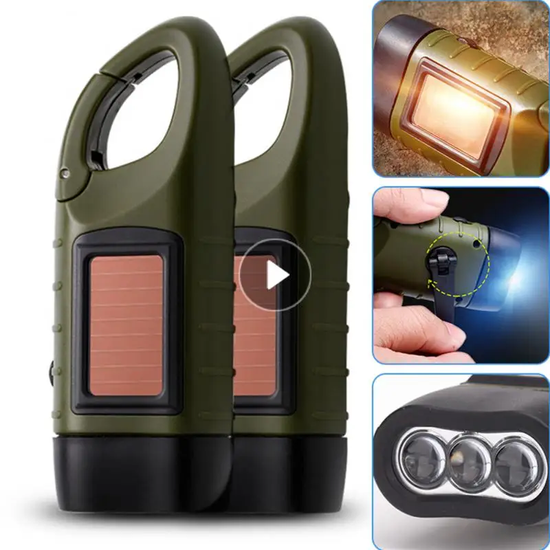 Portable Solar Flashlight Emergency Hand Crank Dynamo Torch Professional Solar Power Tent Light For Outdoor Camping Flashlight
Portable Solar Flashlight Emergency Hand Crank Dynamo Torch Professional Solar Power Tent Light For Outdoor Camping Flashlight