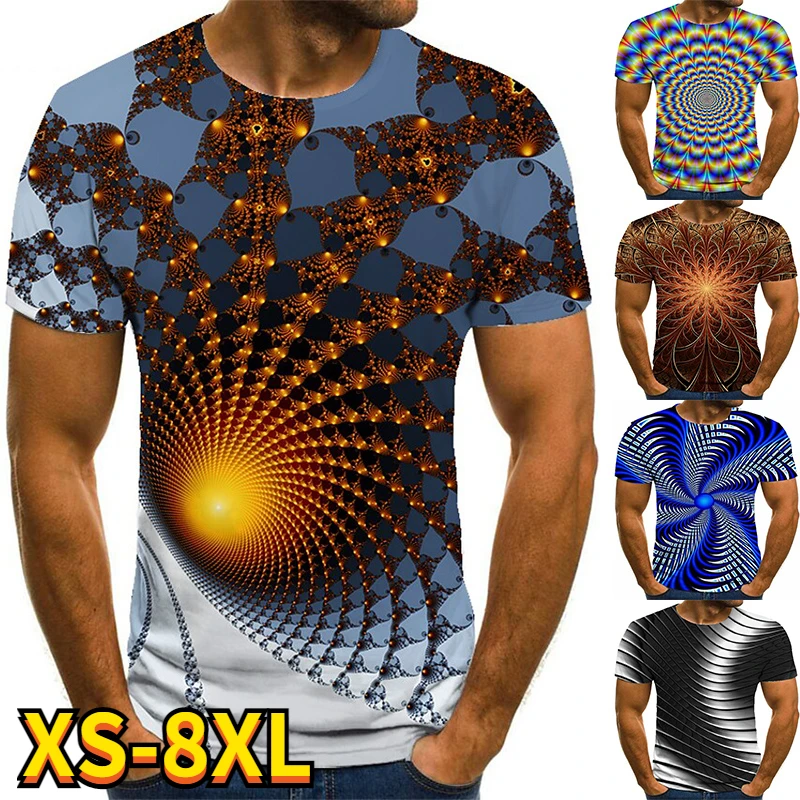 2022 Summer Abstract Geometric Tee Shirts Fational 3D Printed Short Sleeves Loosen Round Neck Male Tops Casually Plus Size New
2022 Summer Abstract Geometric Tee Shirts Fational 3D Printed Short Sleeves Loosen Round Neck Male Tops Casually Plus Size New