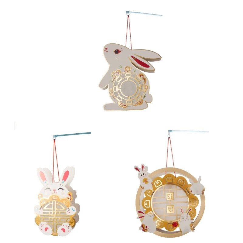 DIY Chinese Lanterns Handmade Paper Lantern Rabbit Hanging Decorations for Home, Parties Moon Festival Decor
DIY Chinese Lanterns Handmade Paper Lantern Rabbit Hanging Decorations for Home, Parties Moon Festival Decor