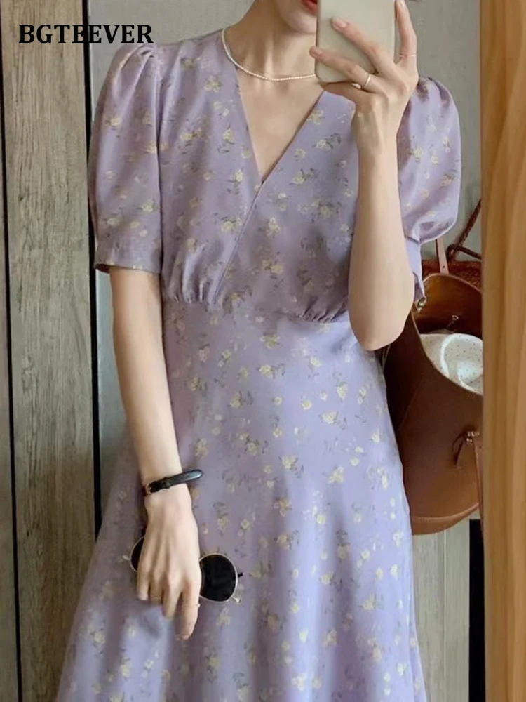 Платье BGTEEVER женское с V-образным вырезом, элегантное приталенное платье средней длины, с цветочным принтом, с рукавом фонарик, ТРАПЕЦИЕВИДНО...
Платье BGTEEVER женское с V-образным вырезом, элегантное приталенное платье средней длины, с цветочным принтом, с рукавом фонарик, ТРАПЕЦИЕВИДНО...