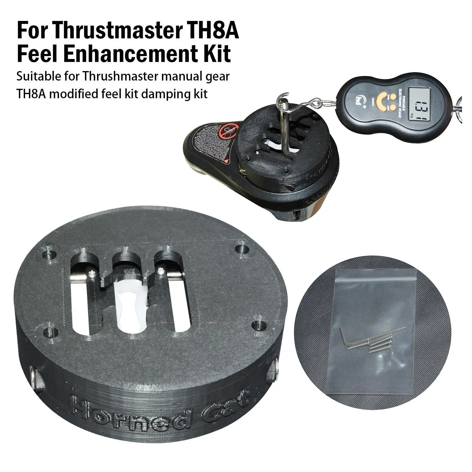 Modified Damping Shifter For Thrustmaster TH8A Suction Gear Feel Five-speed Shift, Enhanced Lever And Quic Short Damping
Modified Damping Shifter For Thrustmaster TH8A Suction Gear Feel Five-speed Shift, Enhanced Lever And Quic Short Damping