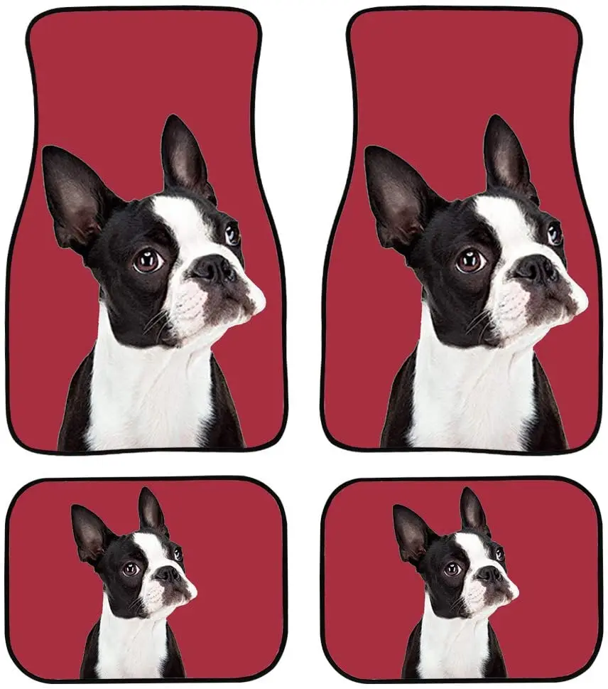 chaqlin Bulldog Car Mats All Weather for Front and Back to Keep Car Floors Clean Set of 4 Universal Rubber Backing Red
chaqlin Bulldog Car Mats All Weather for Front and Back to Keep Car Floors Clean Set of 4 Universal Rubber Backing Red