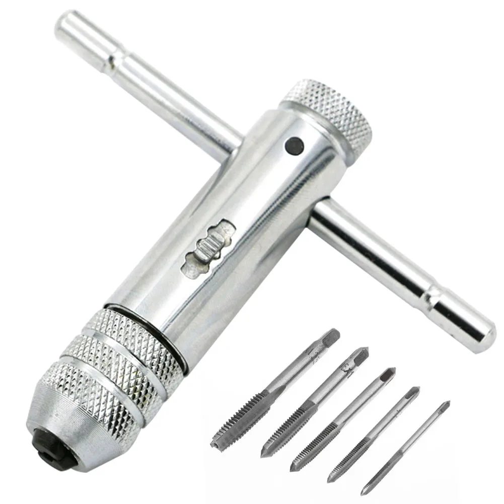 -M8 Mini Hand Work Adjustable Parallel Clamping Tool Ratchet Wrench For Screw Extractors Rapid With Screw Thread Tap T-Handle
-M8 Mini Hand Work Adjustable Parallel Clamping Tool Ratchet Wrench For Screw Extractors Rapid With Screw Thread Tap T-Handle