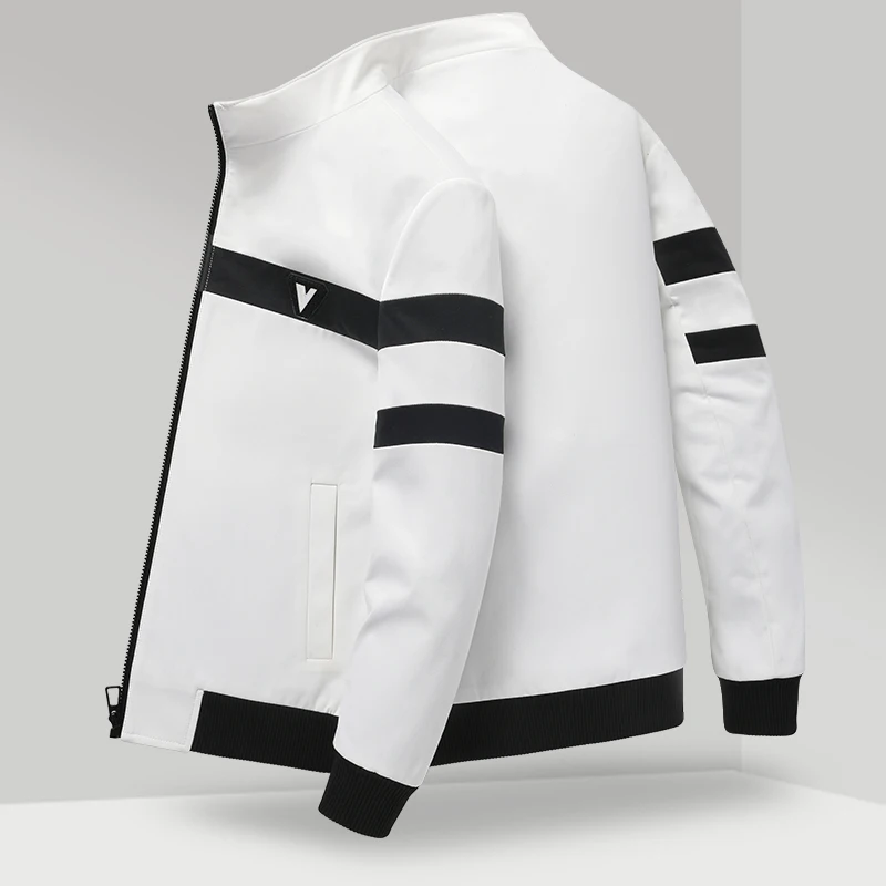 2023 New Jacket Men Breathable Outwear Male Patchwork Color Streetwear Comfortable Coat Stand Collar Clothing Size 3XL 4XL
2023 New Jacket Men Breathable Outwear Male Patchwork Color Streetwear Comfortable Coat Stand Collar Clothing Size 3XL 4XL