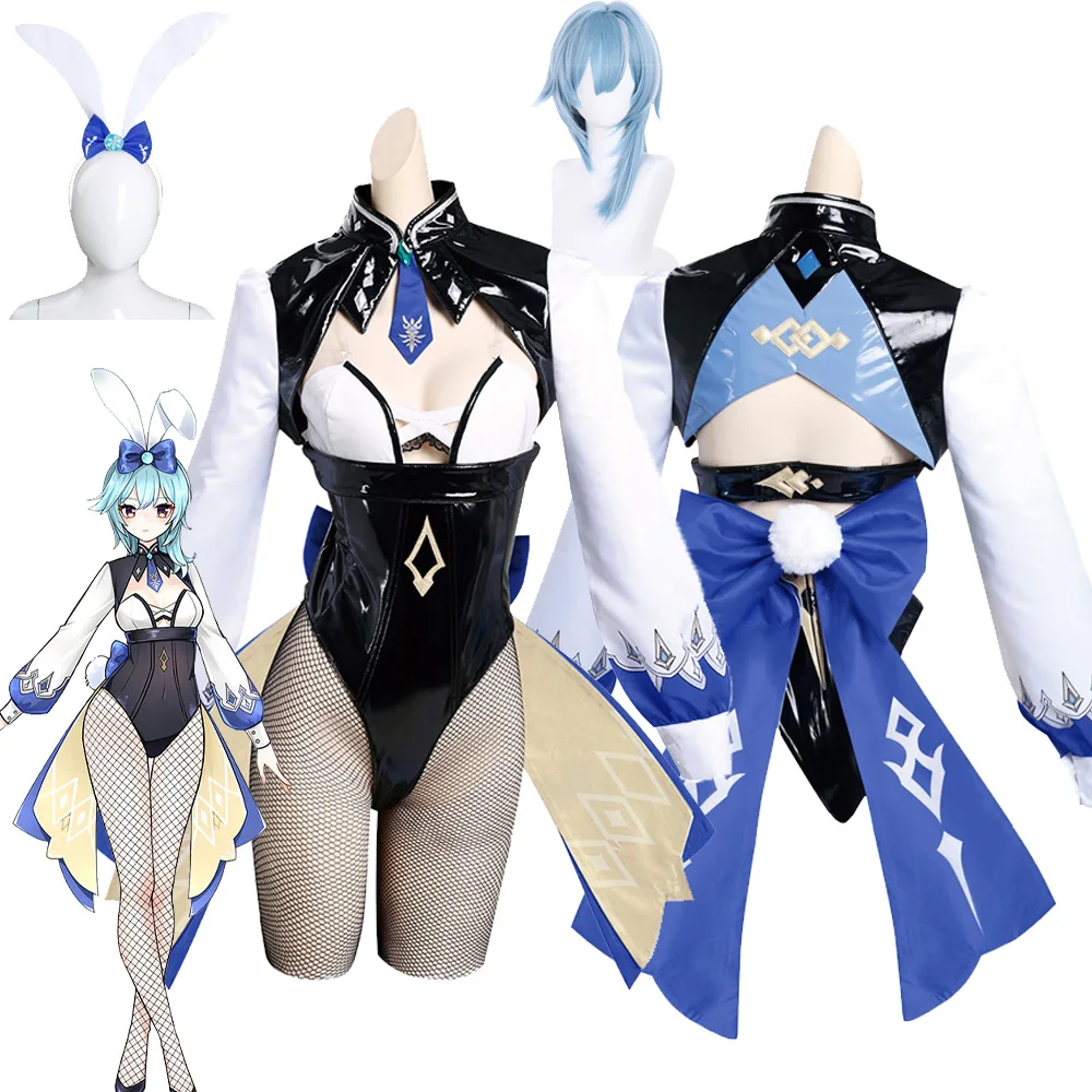 Eula Cosplay Costume Dress Jumpsuit Wigs Game Genshin Impact Role Play Women Bunny Girl Clothes Outfits Halloween Carnival Suit
Eula Cosplay Costume Dress Jumpsuit Wigs Game Genshin Impact Role Play Women Bunny Girl Clothes Outfits Halloween Carnival Suit