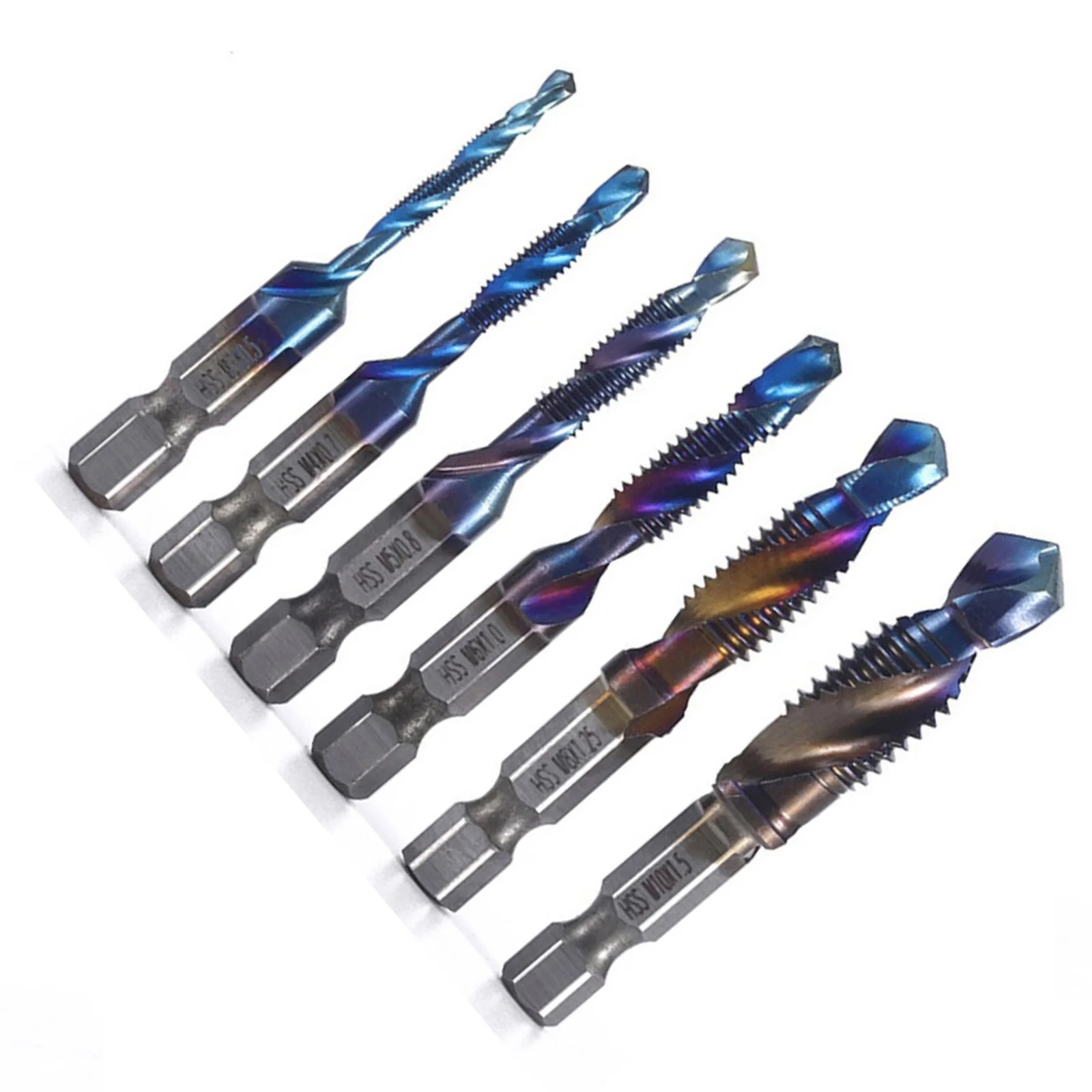 Thread Metric Tap Tap Drill Workshop Equipment Drill Bits Hand Drill 6 Pcs Hex Shank High Quality M3-M10 Metal
Thread Metric Tap Tap Drill Workshop Equipment Drill Bits Hand Drill 6 Pcs Hex Shank High Quality M3-M10 Metal