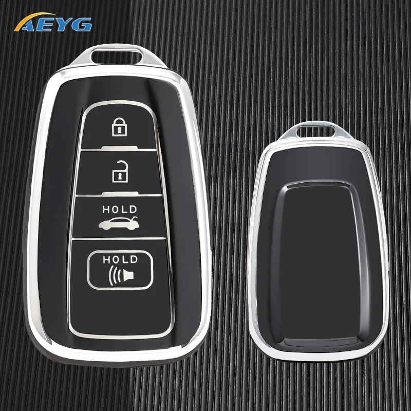 

TPU Car Key Cover Case Shell Fob For Toyota Prius Camry Corolla CHR C-HR RAV4 Land Cruiser Prado Avalon Highlander 2 3 4 Button