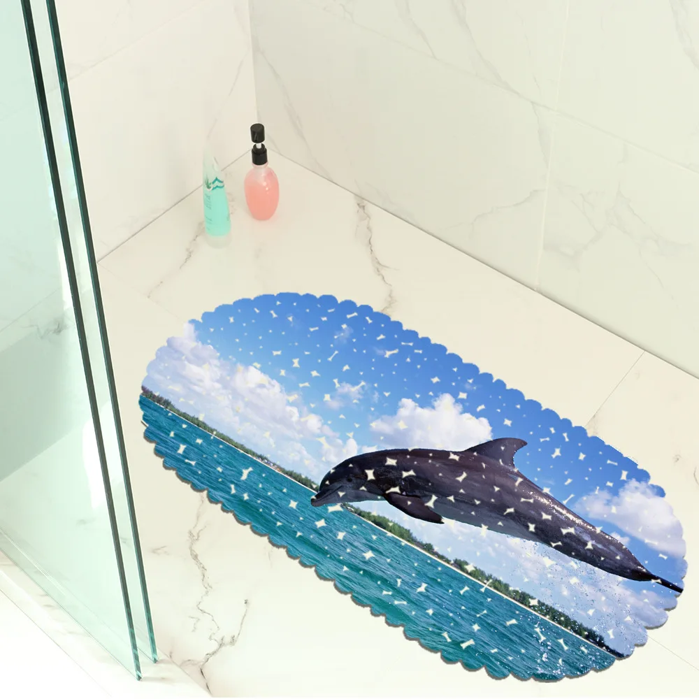 Jumping Dolphin Pattern Bathroom Decor Mat Non-slip Entrance Door Mats Bath Standing Rug Dropshipping Center Alfombras De Baño
Jumping Dolphin Pattern Bathroom Decor Mat Non-slip Entrance Door Mats Bath Standing Rug Dropshipping Center Alfombras De Baño