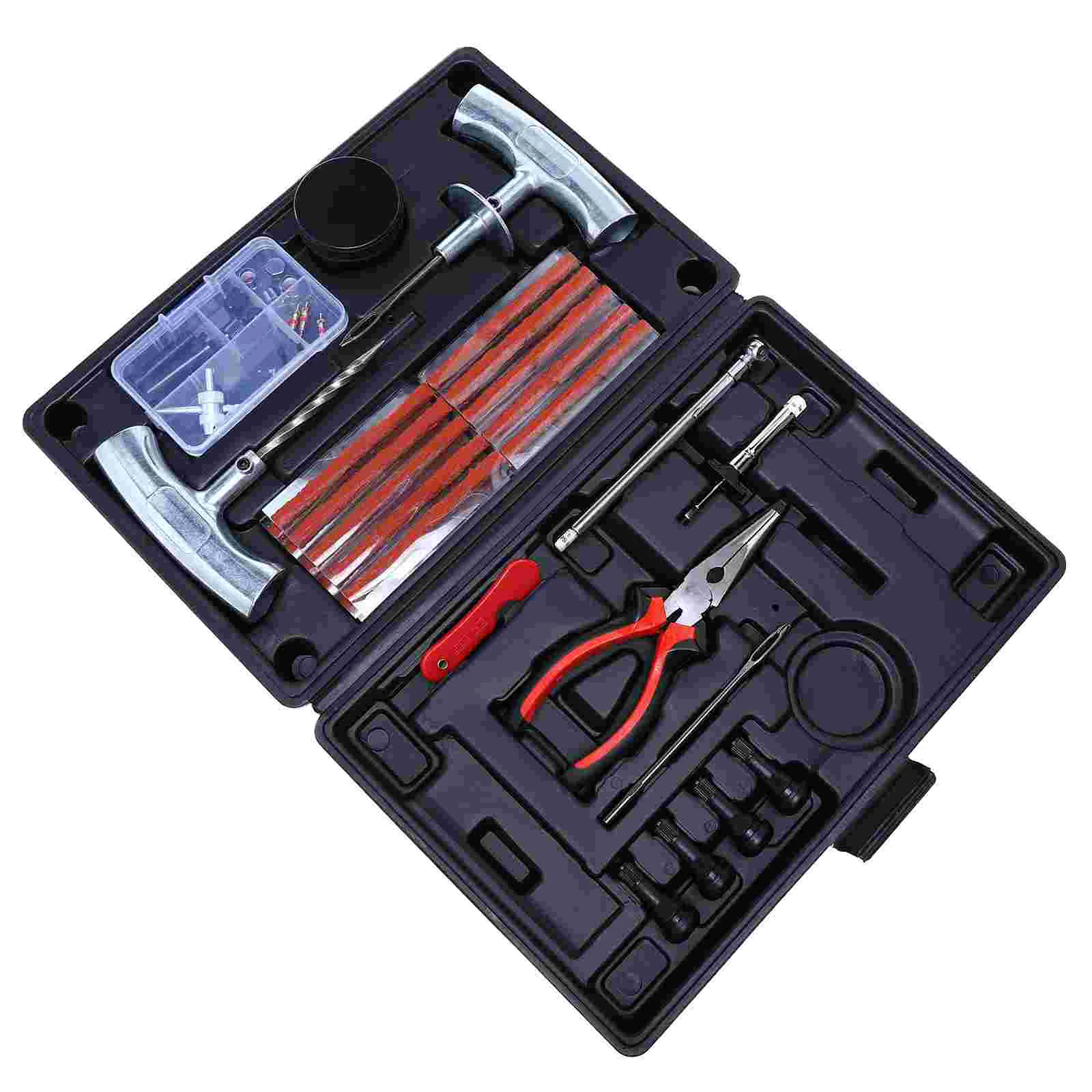 67 Pcs Tire Repair Kit Motorcycle Vehicle Bike Tools Auto Accessories Manual Zinc Alloy
67 Pcs Tire Repair Kit Motorcycle Vehicle Bike Tools Auto Accessories Manual Zinc Alloy