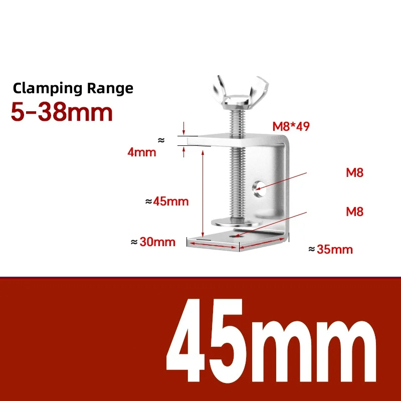 Зажим «Тигр» из нержавеющей стали 20-130 мм
Зажим «Тигр» из нержавеющей стали 20-130 мм