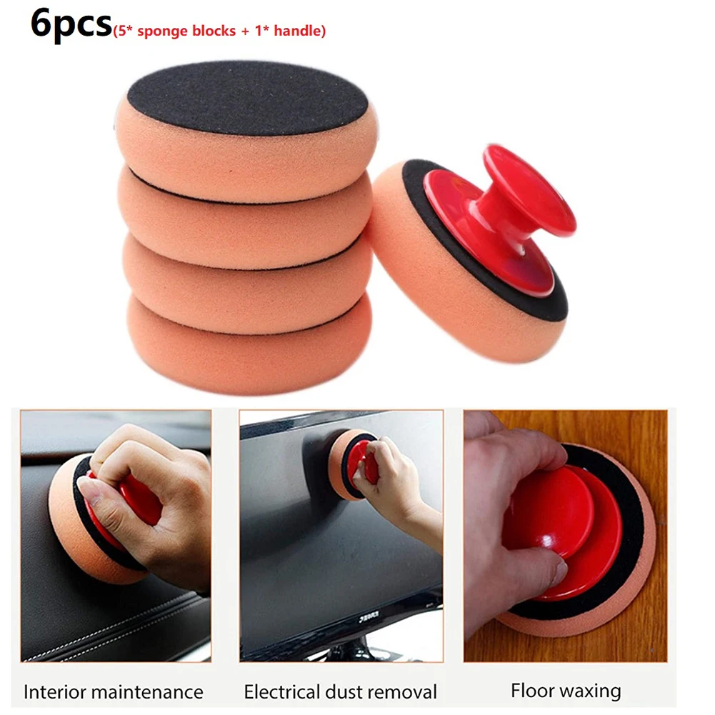 Drop Car Wax Wash Polish Pad Sponge Cleaning Foam Terry Cloth Microfiber Applicator Pads With Gripper Handle Polishing Waxing
Drop Car Wax Wash Polish Pad Sponge Cleaning Foam Terry Cloth Microfiber Applicator Pads With Gripper Handle Polishing Waxing