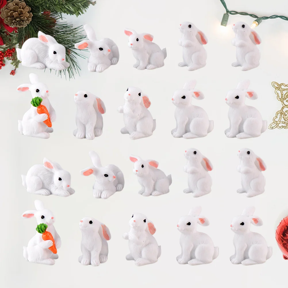 Rabbit Miniature Figurines Easter Statue Resin Animal Year Ornament Decoration Craft Mini Model Toy New Chinese Bunny Micro
Rabbit Miniature Figurines Easter Statue Resin Animal Year Ornament Decoration Craft Mini Model Toy New Chinese Bunny Micro