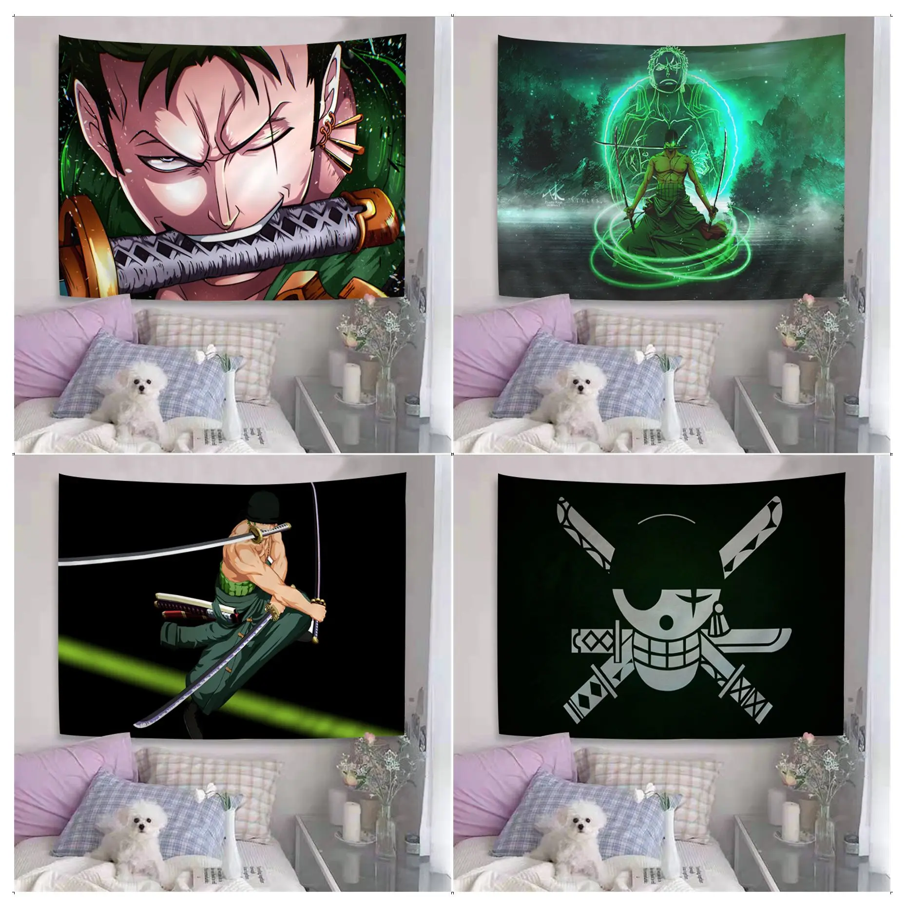 One Piece Roronoa Zoro Anime Tapestry Hippie Flower Wall Carpets Dorm Decor Cheap Hippie Wall Hanging
One Piece Roronoa Zoro Anime Tapestry Hippie Flower Wall Carpets Dorm Decor Cheap Hippie Wall Hanging