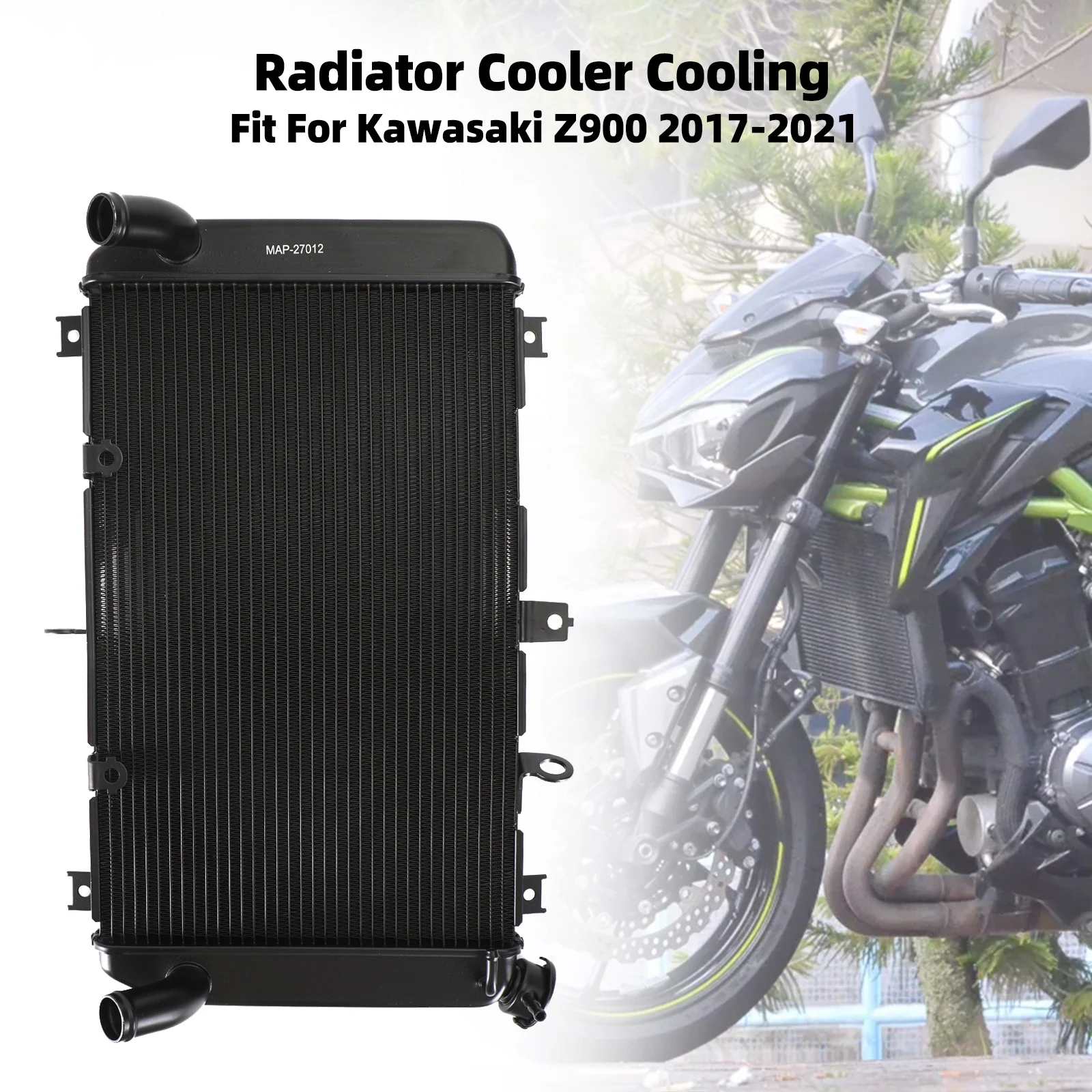 Artudatech Aluminum Radiator Cooler Cooling Fit For Motorcycle Kawasaki Z900 2017-2021 2020
Artudatech Aluminum Radiator Cooler Cooling Fit For Motorcycle Kawasaki Z900 2017-2021 2020