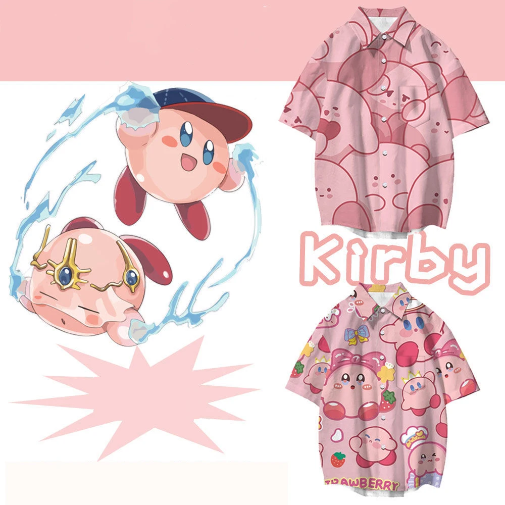 Новая рубашка Star Kirby, летние мужские и женские рубашки с коротким рукавом, тонкие свободные рубашки в простом стиле Kirby, топы в студенческом с...
Новая рубашка Star Kirby, летние мужские и женские рубашки с коротким рукавом, тонкие свободные рубашки в простом стиле Kirby, топы в студенческом с...