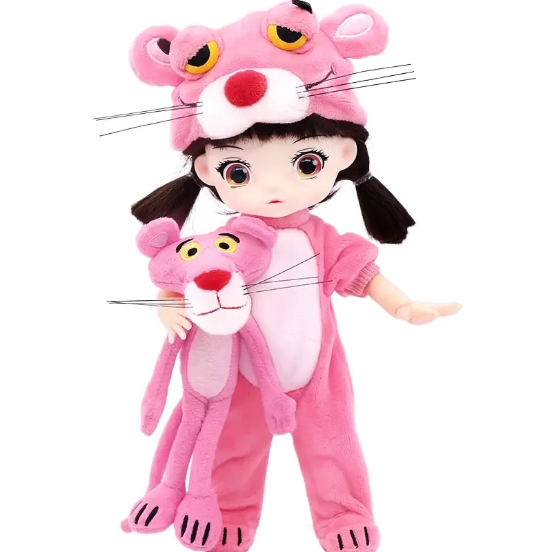 POPMART Bubble Mart Viya Doll Pink Panther Handmade BJD Doll Decoration Toys for Girls' Birthday and Christmas Surprise Gifts
POPMART Bubble Mart Viya Doll Pink Panther Handmade BJD Doll Decoration Toys for Girls' Birthday and Christmas Surprise Gifts