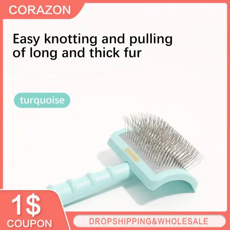 Dog Brush Stainless Steel Dogs Combs Massage Dog Grooming Brush Pet Hair Remover Cleaning Tools Soft Handle Cat Comb Brush Cat
Dog Brush Stainless Steel Dogs Combs Massage Dog Grooming Brush Pet Hair Remover Cleaning Tools Soft Handle Cat Comb Brush Cat