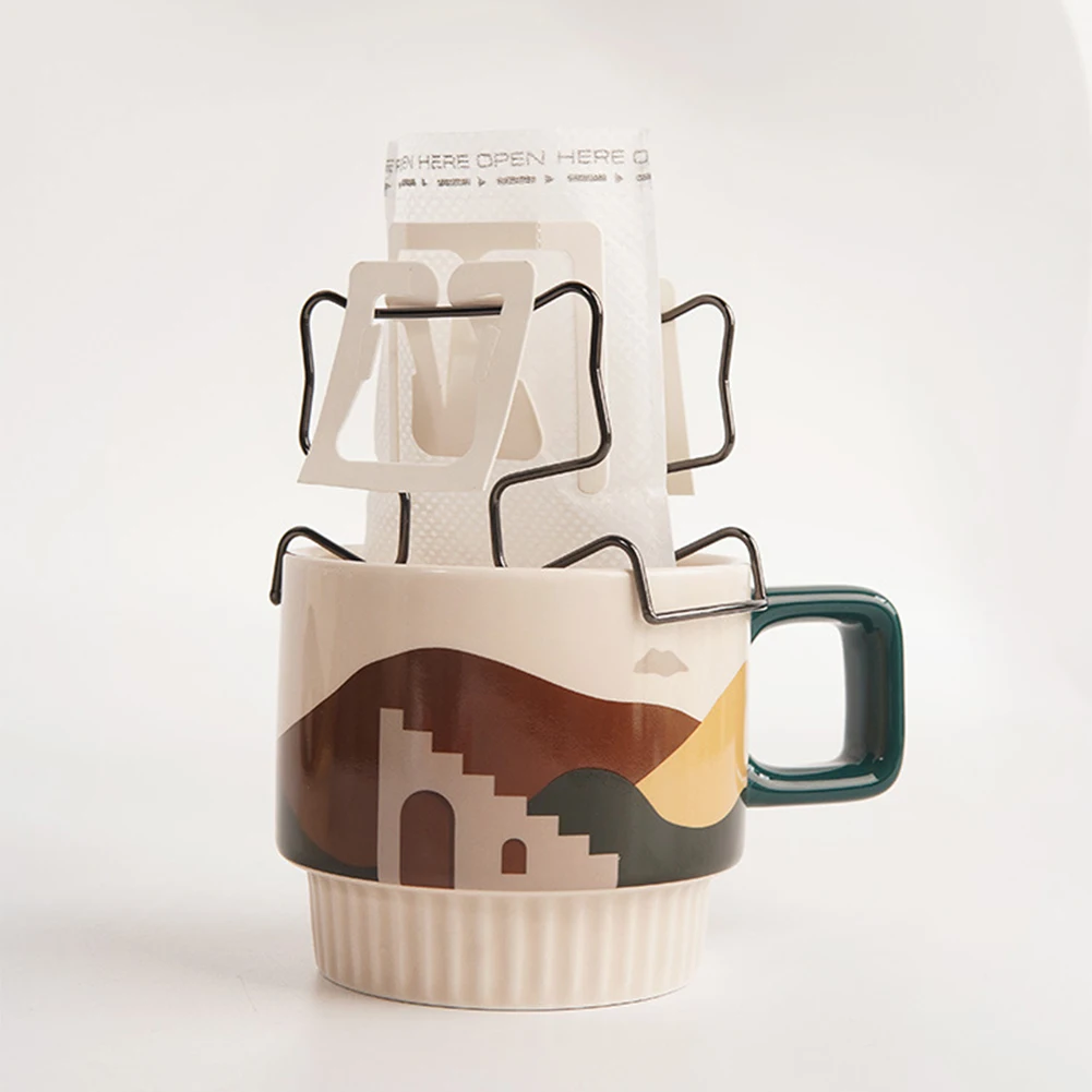 1PC Coffee Filter Holder Portable Reusable Outdoor Tea Filters Dripper Baskets Coffee Ear Drip Filter Paper Bag Shelf Coffeeware
1PC Coffee Filter Holder Portable Reusable Outdoor Tea Filters Dripper Baskets Coffee Ear Drip Filter Paper Bag Shelf Coffeeware