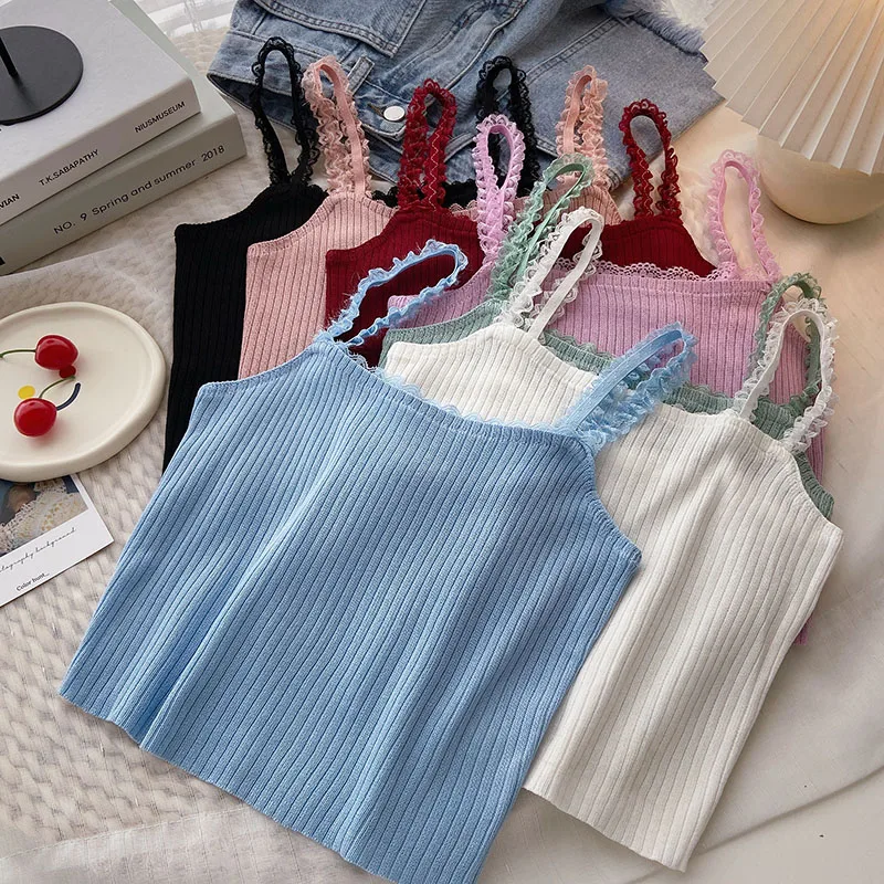 Summer Skinny Tank Camis For Women Spaghetti Strap Sleeveless Crop Corset Tops Casual Fashion Woman Tanks Camisoles Dropshipping
Summer Skinny Tank Camis For Women Spaghetti Strap Sleeveless Crop Corset Tops Casual Fashion Woman Tanks Camisoles Dropshipping