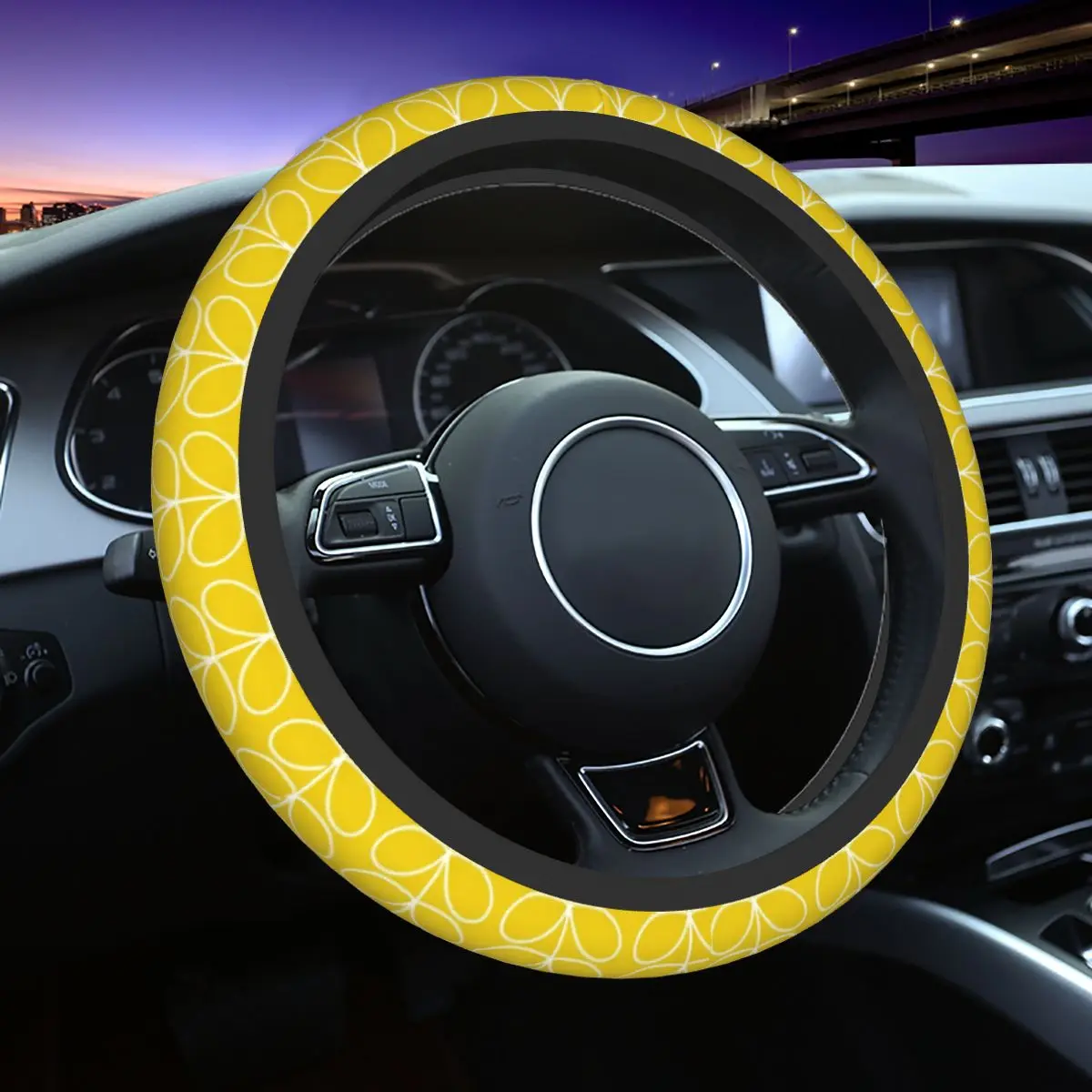 37-38 Car Steering Wheel Covers Orla Kiely Elastic Simplicity Auto Decoration Elastische Car Accessories
37-38 Car Steering Wheel Covers Orla Kiely Elastic Simplicity Auto Decoration Elastische Car Accessories