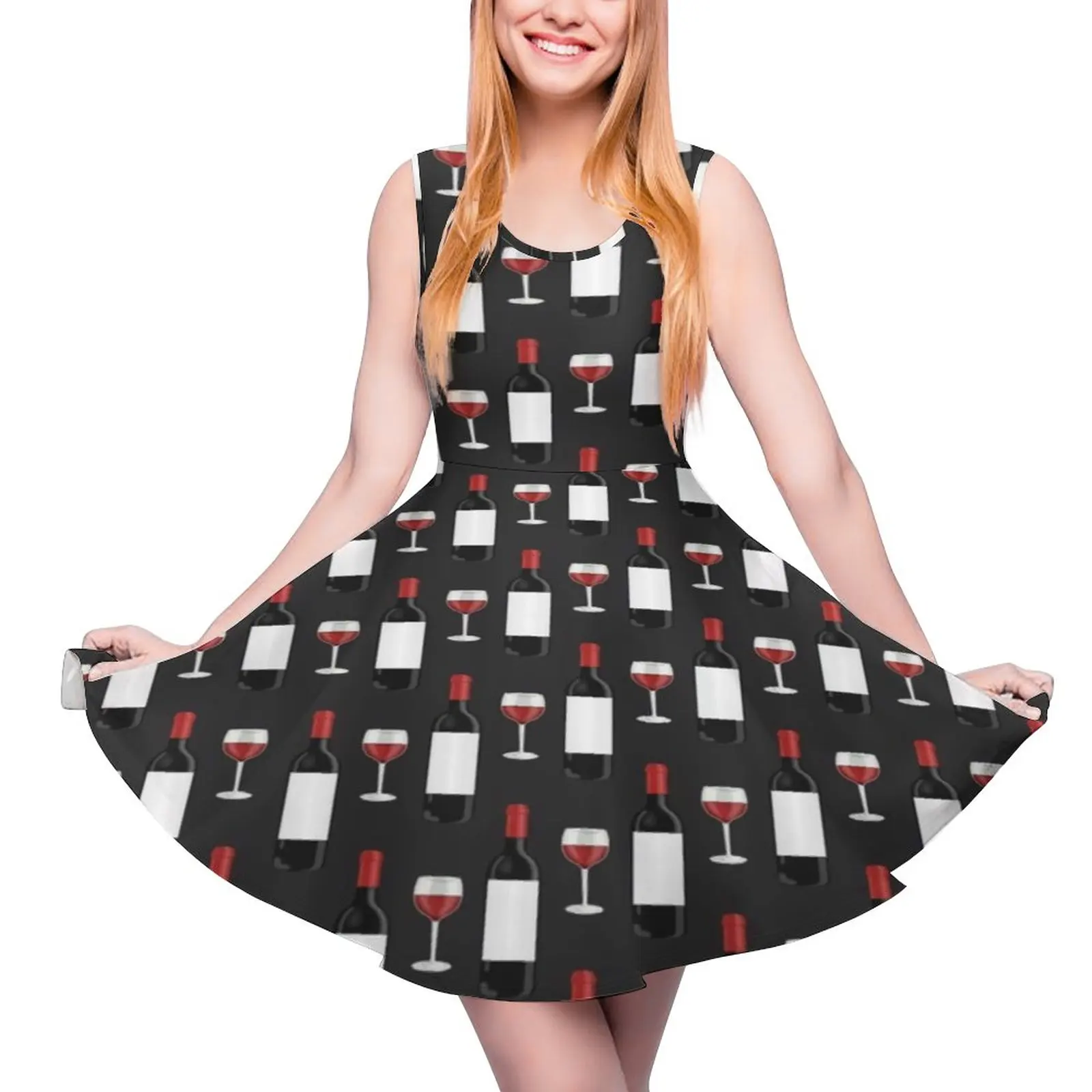 Wine Pattern Dress Red Wine Print Boho Beach Dresses High Waist Aesthetic Big Size Skate Dress Women Custom Vestido
Wine Pattern Dress Red Wine Print Boho Beach Dresses High Waist Aesthetic Big Size Skate Dress Women Custom Vestido