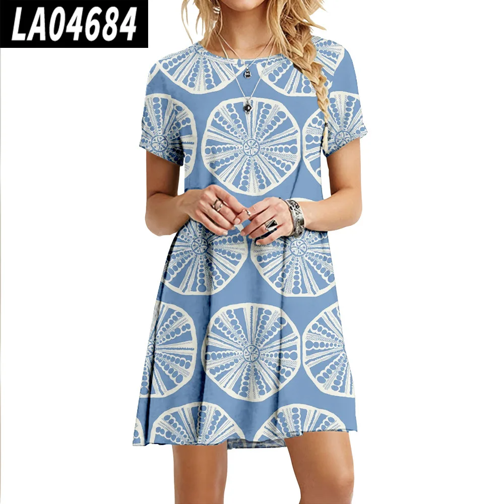 Ladies Mini Dress Summer Fashion Colorful Floral Print Long Dress Ladies Cute Casual Scattered Floral 3D Print Dress Streetwear
Ladies Mini Dress Summer Fashion Colorful Floral Print Long Dress Ladies Cute Casual Scattered Floral 3D Print Dress Streetwear