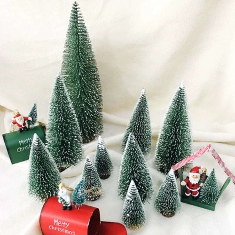 Mini Christmas Tree Stained with White Cedar Flocking Pine Needle Home Window Counter Desktop Decoration
Mini Christmas Tree Stained with White Cedar Flocking Pine Needle Home Window Counter Desktop Decoration