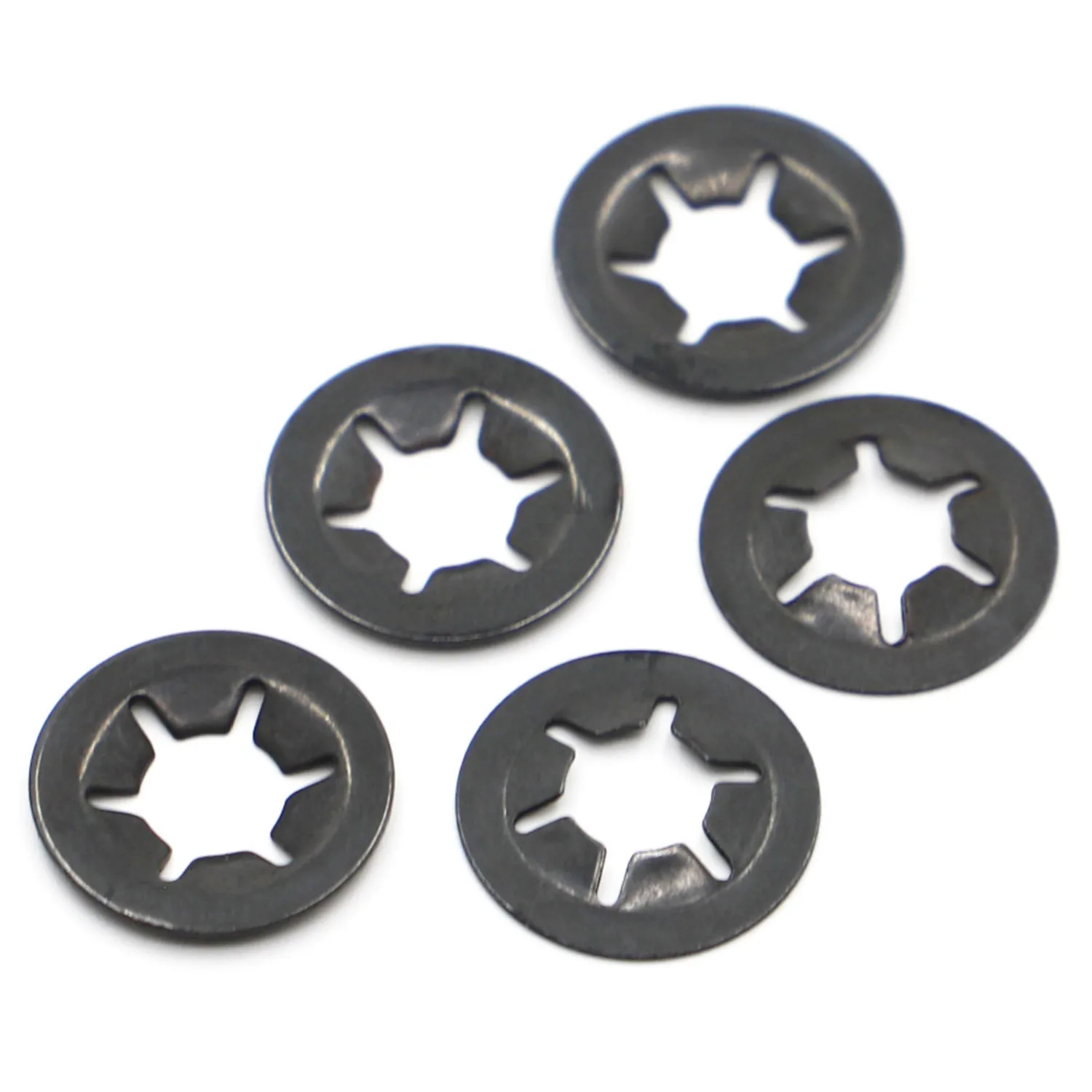 M 2 M2.5 M3 M4 M5 M6 M8 M10 M12 Black Star Lock Plum Bearing Retaining Rings Flower Washer Clip
M 2 M2.5 M3 M4 M5 M6 M8 M10 M12 Black Star Lock Plum Bearing Retaining Rings Flower Washer Clip