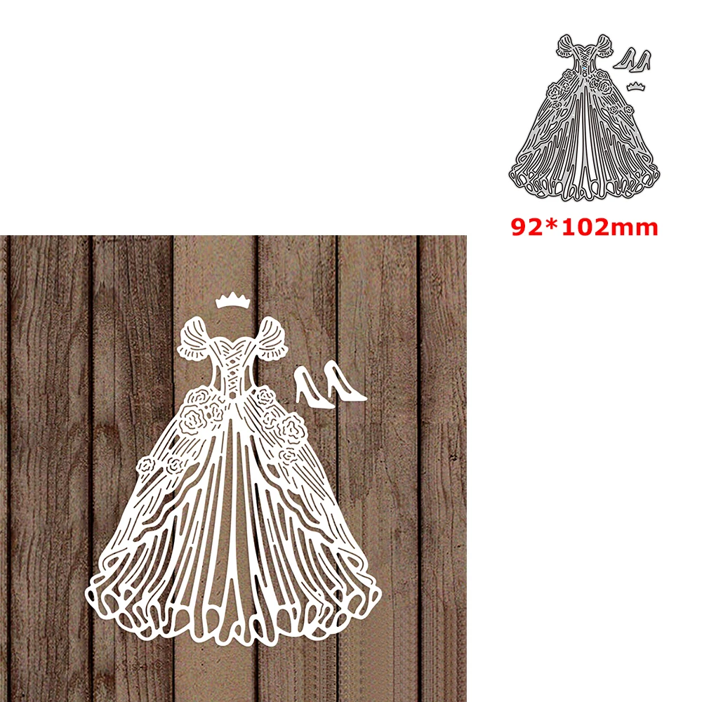 Beatiful Princess Dress with Shoes Metal Cutting Dies for DIY Scrapbooking Craft Paper Cards 2023 Hot Sale 92*102mm Dies
Beatiful Princess Dress with Shoes Metal Cutting Dies for DIY Scrapbooking Craft Paper Cards 2023 Hot Sale 92*102mm Dies