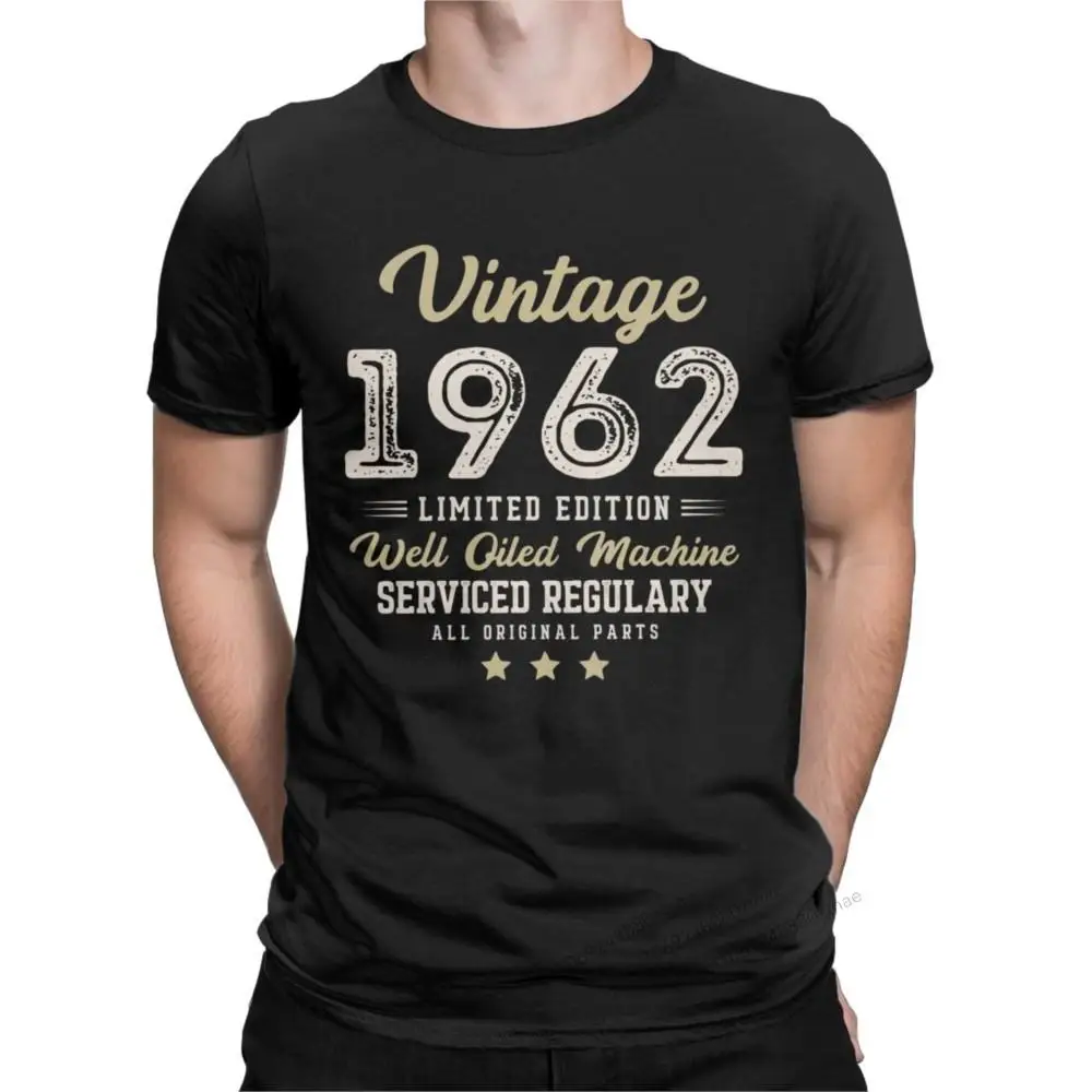 Vintage 1962 Limited Edition Men's shirt Vintage 100% Cotton Tee Shirt Crew Neck Short Sleeve New Arrival T-Shirts
Vintage 1962 Limited Edition Men's shirt Vintage 100% Cotton Tee Shirt Crew Neck Short Sleeve New Arrival T-Shirts