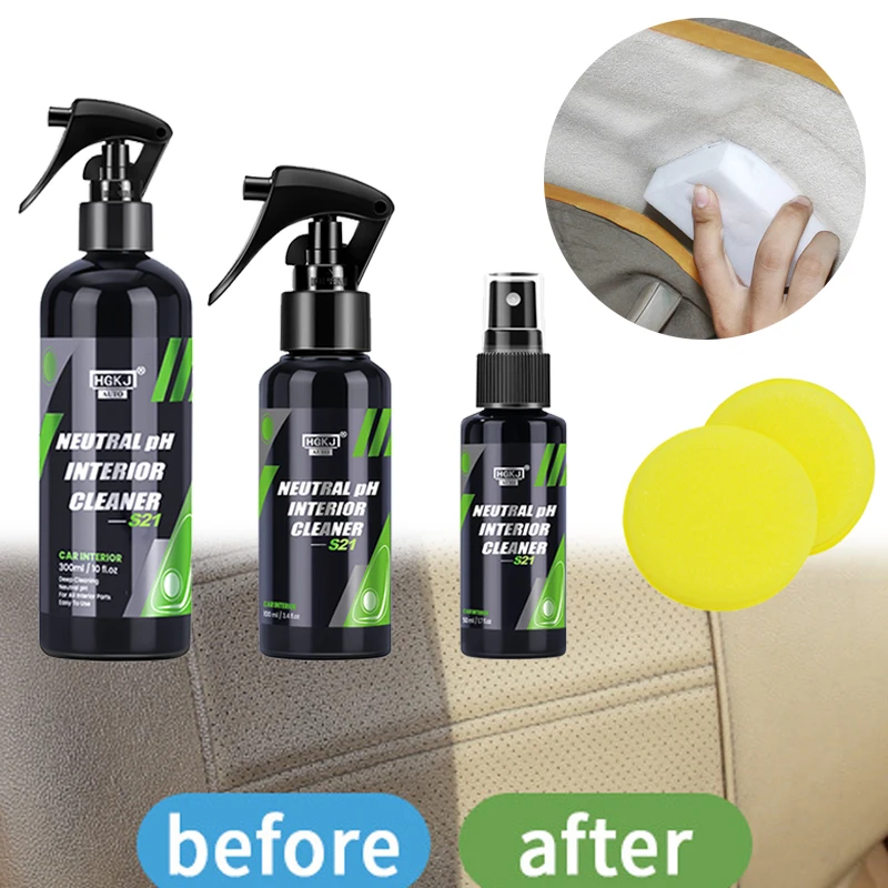 Car Interior Cleaning Mist Spray Roof Dash Cleaning Agent Leather Ceiling Fabric Cleaning Spary Auto Washing Tools 50/100/300mL
Car Interior Cleaning Mist Spray Roof Dash Cleaning Agent Leather Ceiling Fabric Cleaning Spary Auto Washing Tools 50/100/300mL